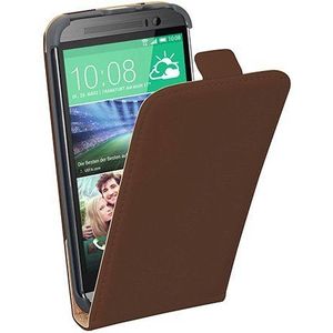 Pedea Hoes voor HTC One M8 (One 2) / HTC One M8s bruin