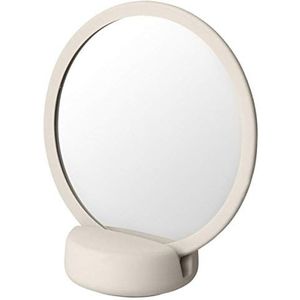 Blomus - SONO - make-up spiegel - Moonbeam/wit - keramiek/siliconen - (HxBxD) 185 x 90 x 170 mm, One Size, 69162