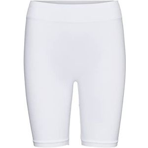 VERO MODA VMJACKIE Seamless GA NOOS Shorts voor dames, sneeuwwit, M/L, wit (snow white), M/L
