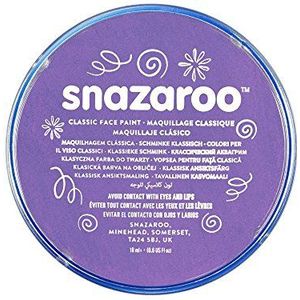 Snazaroo 1118877 Kinderschmink, huidvriendelijke hypoallergene gezichtsmake-up op waterbasis, vrij van parabenen - 18ml Doosje, Lilac