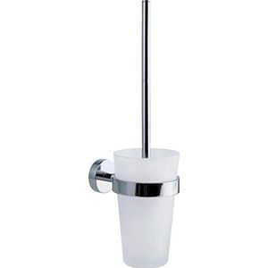 Tesa® Smooz toiletborstelset, verchroomd metaal, zelfklevend, zelfklevende montage technologie