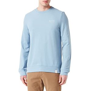 MUSTANG Heren Style Ben Crewneck Sweatshirt, Vervagen Denim 5124, XXL