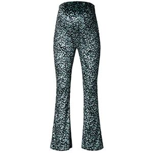 Supermom Dames Pants Byfield The Belly All Over Print Broek, Thyme-P967, L