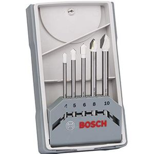Bosch Professional 5-delige tegelboorset CYL-9 SoftCeramic (voor zachte keramische tegels, Ø 4-10 mm, Accessoire Boormachines)
