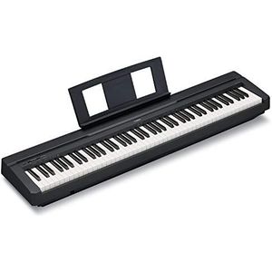 Yamaha Digitale piano P-45B, zwart - elektronische piano voor beginners voor authentiek pianospelen - compacte en gemakkelijk te bedienen digitale piano