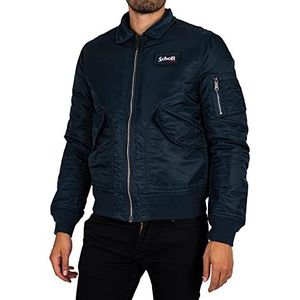 Schott NYC Uniseks bombers, Marineblauw, XS