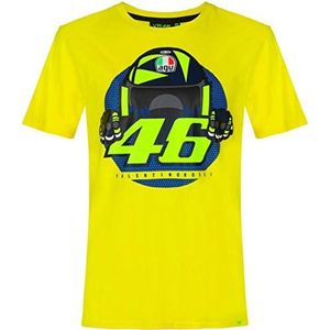 Valentino Rossi Collectie VR46 Classic, T-shirt voor heren, geel, M