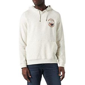 MUSTANG Heren Bennet HD Liner capuchontrui, beige melange 2079, L