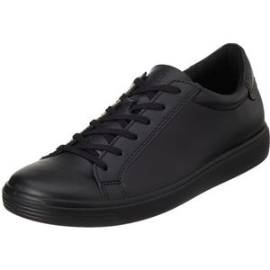 ECCO Dames Soft Classic sneakers, zwart, 36 EU