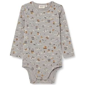 Wheat Uniseks pyjama voor baby's en peuters, 1521 Winter Sky Fishing, 80 cm