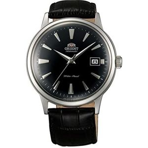 Orient Unisex volwassenen analoog automatisch horloge met leren armband FAC0004B0, zilver, armband