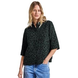 Street One - Gedessineerde Overhemdblouse - Groen - Dames