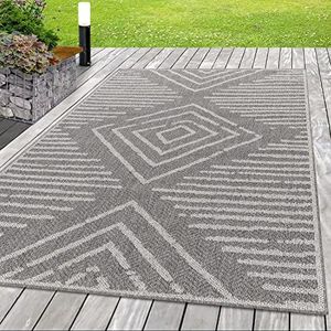 Outdoor tapijt ruiten tuin terras sisal tapijt