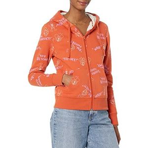Amazon Essentials Disney | Marvel | Star Wars | Princess Dames Capuchontrui, fleece, sherpavoering, volledige ritssluiting, Mickey and Friends, S
