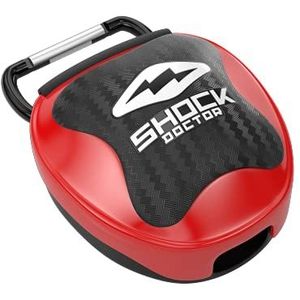 ShockDoctor Mondbescherming voor volwassenen, rood, 11+
