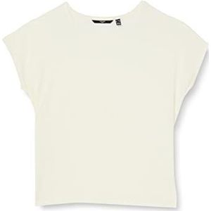 VERO MODA CURVE Vmaya Plain Ss Top Ga Noos Curve T-shirt voor dames, wit (snow white), L Grote maten