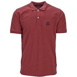 Selected Aro T-shirt voor heren, effen kleur, korte mouwen, heren, Rood (baked Apple), XXL