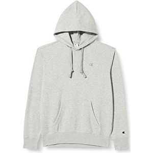 Champion Sweatshirt met capuchon voor heren, Grijs Melange (Nogm), XS