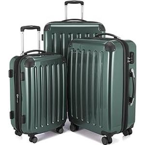 Hauptstadtkoffer - Alex - harde handbagage, bosgrön, kofferset, kofferset