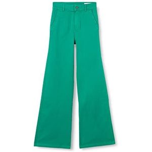 s.Oliver Dames 10.2.11.26.185.2127732 Suri jeans met wijde pijpen, groen, 20, Groen, 46