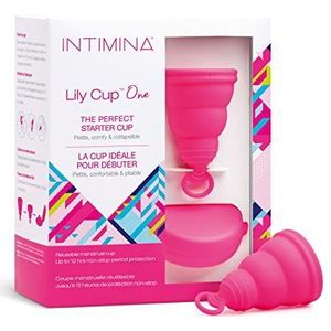 Intimina Lily Cup One - de opvouwbare menstruatiecup voor beginners, menstruatiecup voor tieners