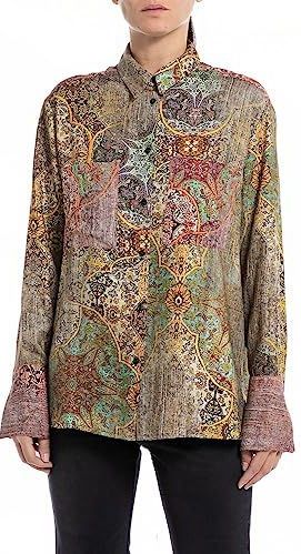Replay - W2121 - Damesblouse - Veelkleurig