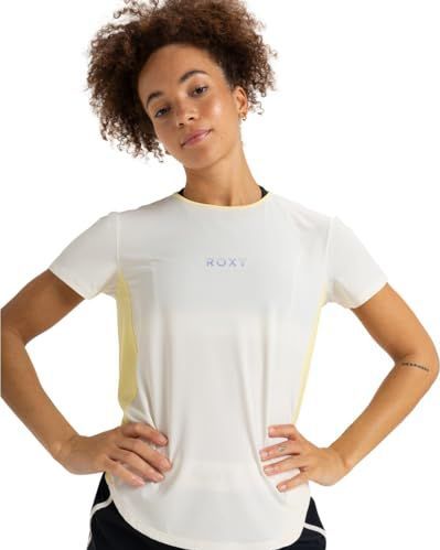 Roxy - Bold Moves 2.0 - T-shirt - Geen Kleur - 86% Gerecycled Polyester, Waterafstotende Coating