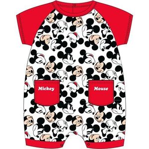Cerdá Baby-jongens Pelele Bebe Niño De Disney Mickey Mouse-12 meses-100% Algodon romper, Rojo, XL