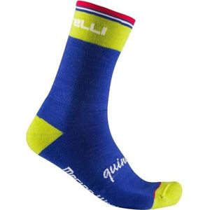 CASTELLI Vijftien S Mer Sokken Heren Sokken, VIVID BLUE, X-Large