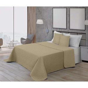 Belum Bouti Sprei, microsatijn, 100 g, steenmodel voor een bed van 135 cm (235 x 270 cm), extra zachte sprei Bouti voor lente, zomer, herfst en winter