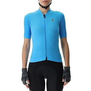 UYN Biking Airwing OW Short_SL. T-shirt voor dames, turquoise/zwart, S