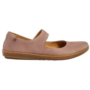 El Naturalista N5301 Koraalrode damesschoenen, platte Mary-Jane-schoenen, malva, maat 36, breedte, Mauve, 36 EU breed