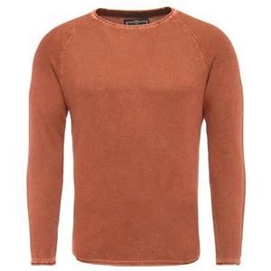 Key Largo Heren MST Thomas Pullover, Burned Orange (1397), S, oranje (burned orange 1397), S