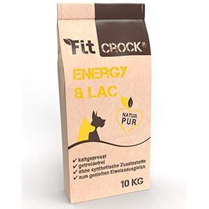 cdVet Fit-Crock hondenvoer droog Energy & Lac 10 kg, graanvrij