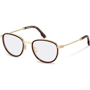 Rodenstock - R8034 op recept verkrijgbare brilmonturen - donkerbruin, goud - heren, Donkerbruin, goud, 53