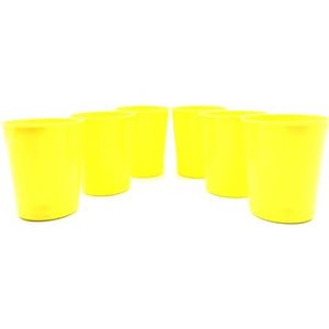 Kimmel Beker 250 ml set van 6 geel