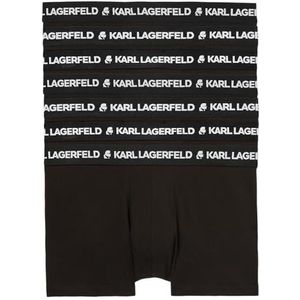 Karl Lagerfeld B.V Logo Trunk Set (7 stuks), zwart, XS