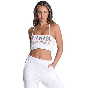Gianni Kavanagh Wit (White Heat Crop Top T-Shirt), maat S
