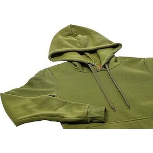 Hoona Modieuze trui hoodie voor dames polyester militair maat S, Militair, S