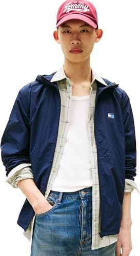 Tommy Jeans - Tjm Chicago Windbreaker Ext Dm0dm21393 - Windjack - Donker Navy Blauw