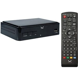 Majestic - DEC-665 HD USB - TV-ontvanger - Zwart - DVB-T, DVB-T2