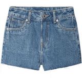 Pepe Jeans A-lijn short voor meisjes Hw Jr, Blauw (Denim - Is1), 10 jaar
