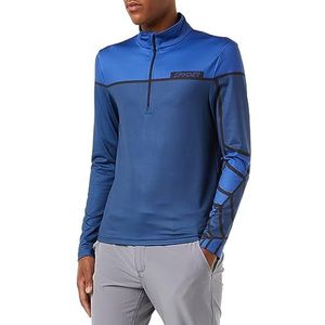 Spyder Capitol Zip T-hals, heren, True Navy, M