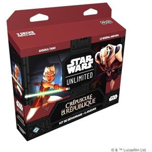 Asmodee - FFG - Star Wars: Unlimited Schemering van de Republiek - Starter Kit voor 2 spelers - Verzamelkaartspel - Voor volwassenen en kinderen vanaf 12 jaar - Franse versie