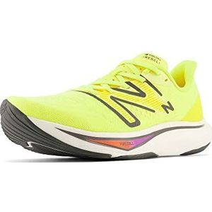 New Balance FuelCell Rebel V3 hardloopschoen voor heren, Kosmische Ananas Blacktop Neon Libelle, 45 EU