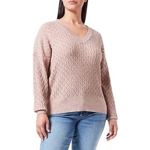 Peppercorn Rosalia damestrui met V-hals, Warm Sand Melange, S