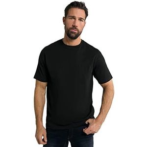 JP 1880 Heren T, Biologisch katoen, shirt met halve mouwen, zwart, L