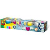 SES Creative 00461 Klei - Neon En Glow In The Dark 4X90Gr