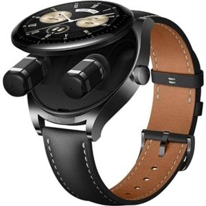 HUAWEI WATCH BUDS Smartwatch en oordopjes - 2 in 1 horloge met draadloze oordopjes - gezondheids - compatibel met iOS en Android - Zwart