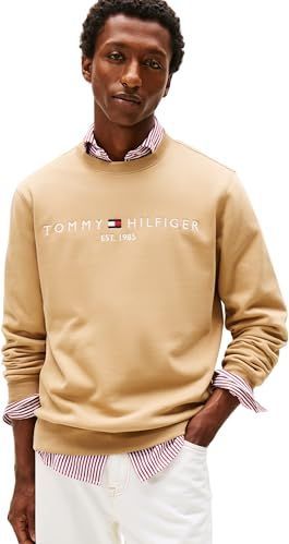 TOMMY HILFIGER Sweatshirt  navy / lichtbruin / rood / wit